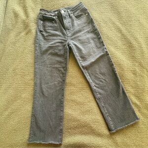 Paige Stevie high rise crop Black void